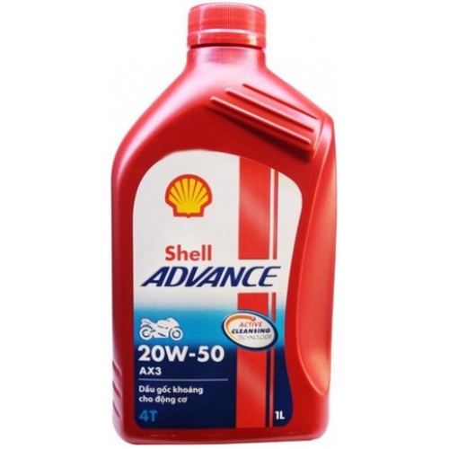 Nhớt Shell Advance 20W-50 _1L